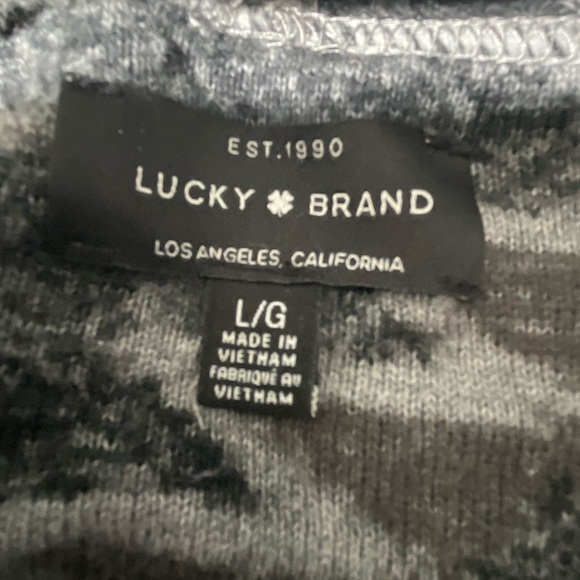 Lucky Brand open-front cardigan size large (Q1) - Picture 6 of 8